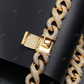 S925 15MM Iced Out Diamond Infinity Link Cuban Chain hip hop jewelry CustomDiamJewel