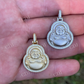 14K Gold Buddha Hip Hop Pendant For Mens  customdiamjewel   