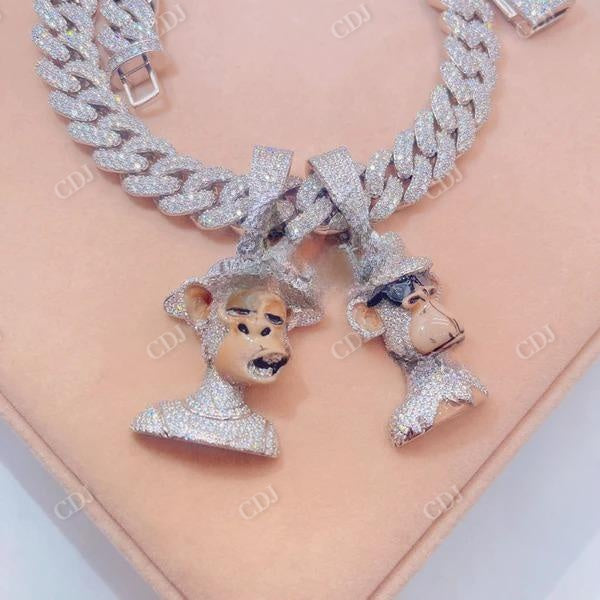 Diamond Iced Out APE Diamond Pendant  customdiamjewel   