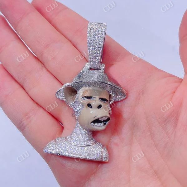 Diamond Iced Out APE Diamond Pendant  customdiamjewel   