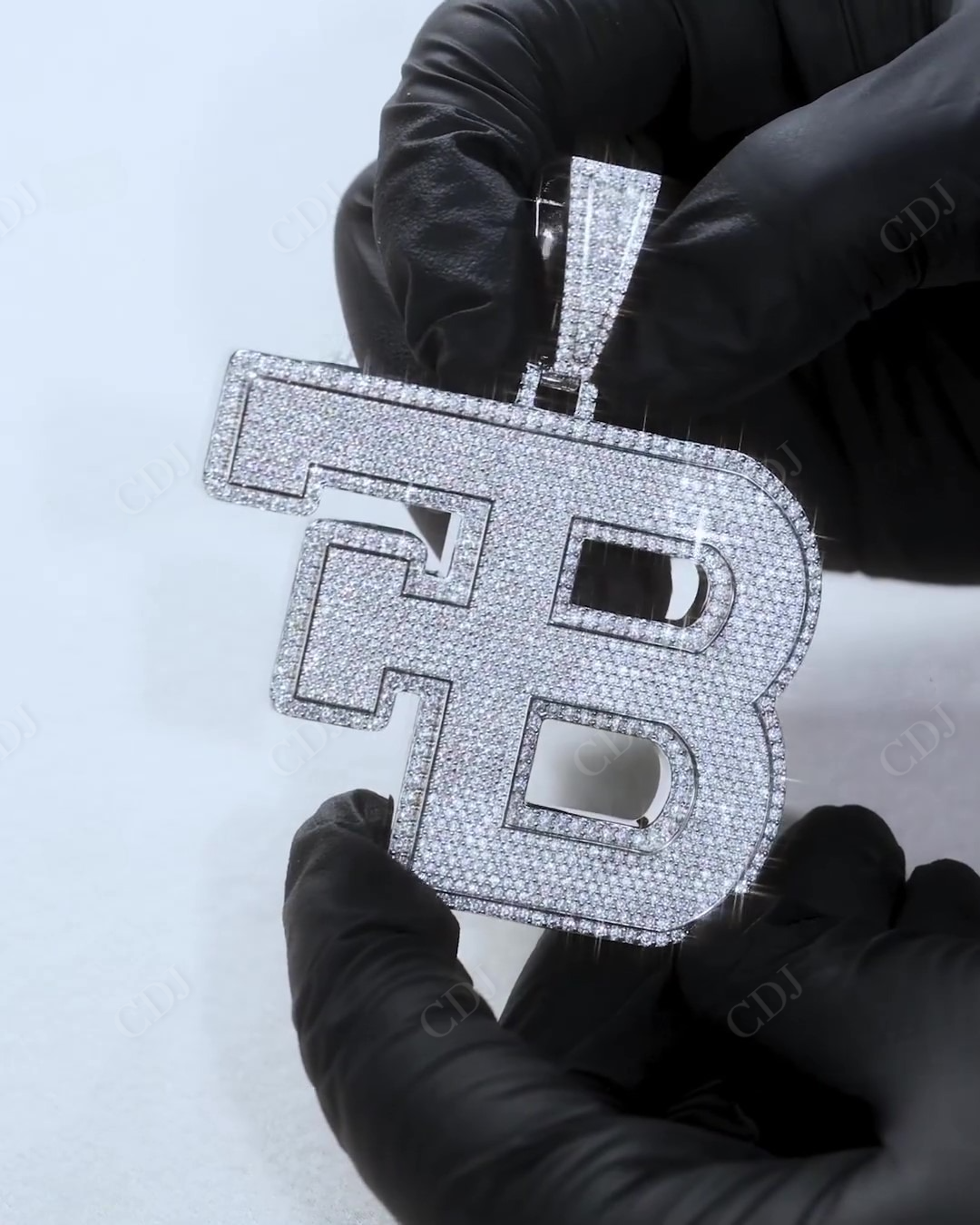 Enamel 3D Letter Name Custom Hip Hop Pendant hip hop jewelry CustomDiamJewel   