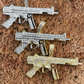 Solid 925 Silver AK-47 Machine Gun Diamond Piece Super Icy Pendant  customdiamjewel   