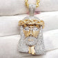 Jesus Face Diamond Iced out Gold Pendant  CustomDiamJewel   