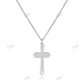 Trendy Solid Gold Unisex Hip Hop Cross Pendant hip hop jewelry CustomDiamJewel