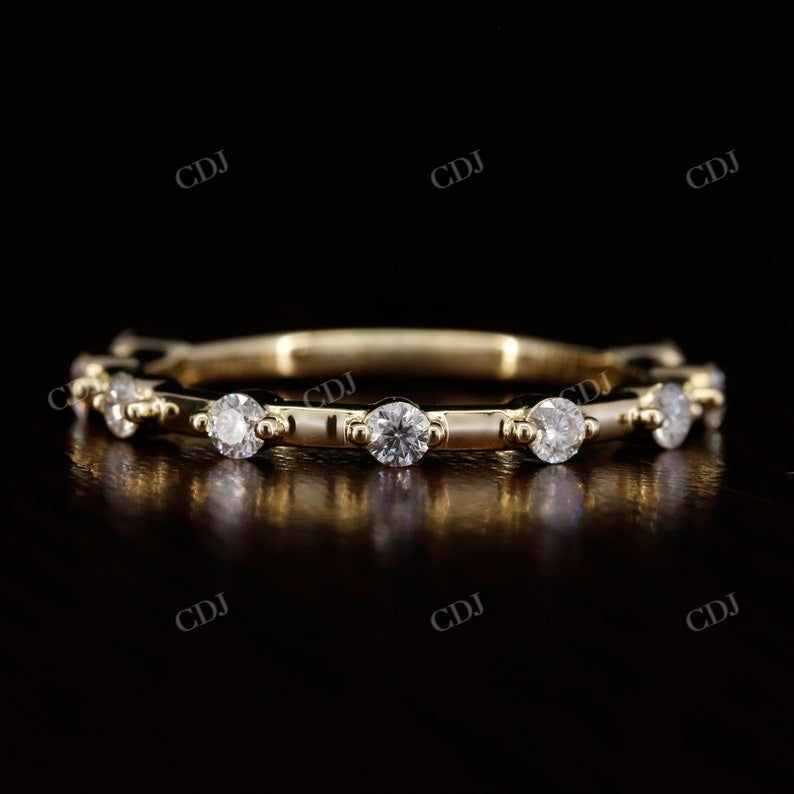 Thin Natural Diamond Stackable Band  customdiamjewel   