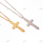 Trendy Solid Gold Unisex Hip Hop Cross Pendant hip hop jewelry CustomDiamJewel