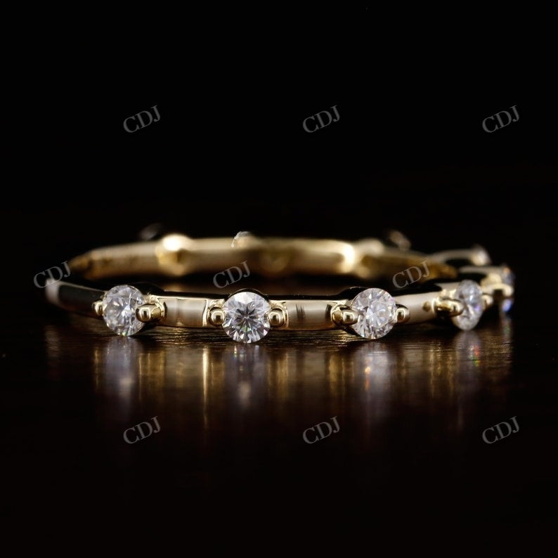 Thin Natural Diamond Stackable Band  customdiamjewel   