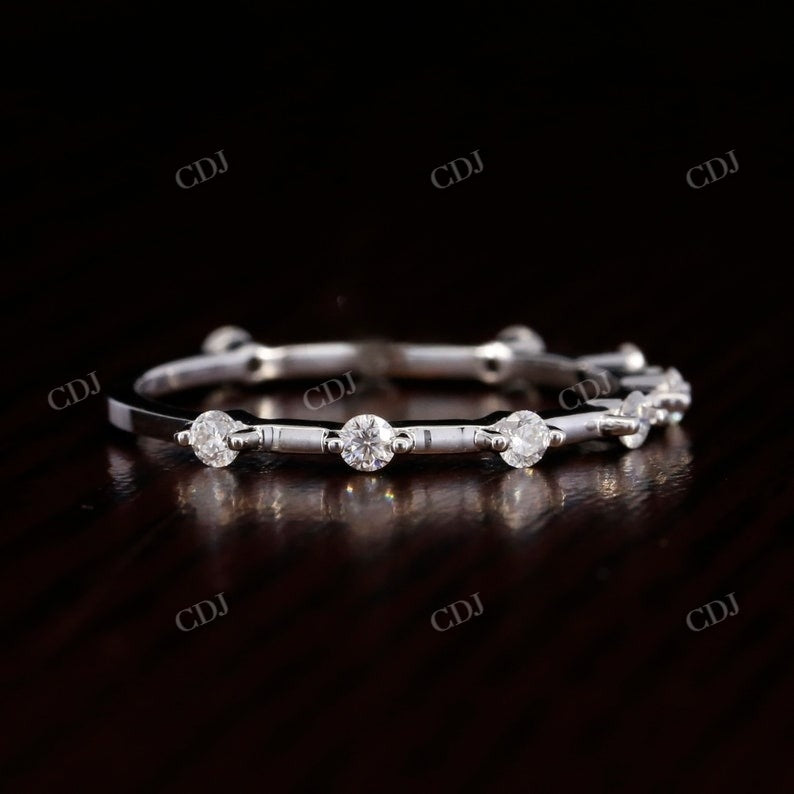 Thin Natural Diamond Stackable Band  customdiamjewel   