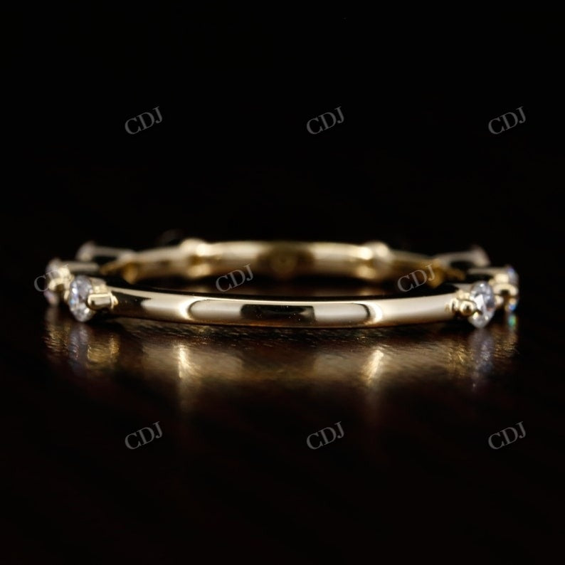 Thin Natural Diamond Stackable Band  customdiamjewel   