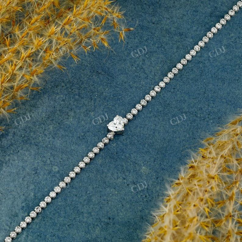 0.35CT Oval Marquise Pear Or Heart Shape Natural Diamond Bracelet tennis bracelet customdiamjewel   