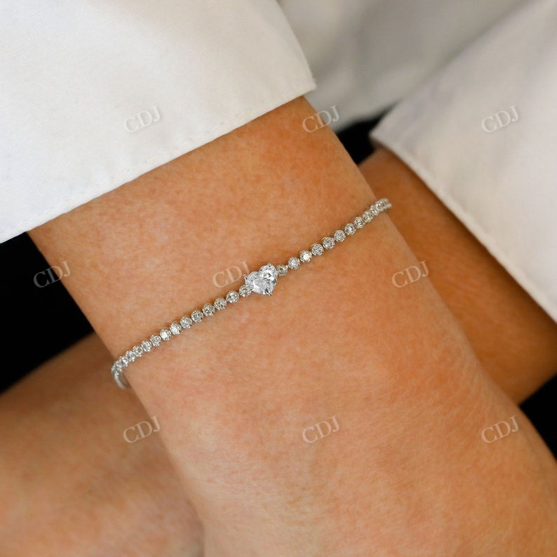 0.35CT Oval Marquise Pear Or Heart Shape Natural Diamond Bracelet tennis bracelet customdiamjewel   