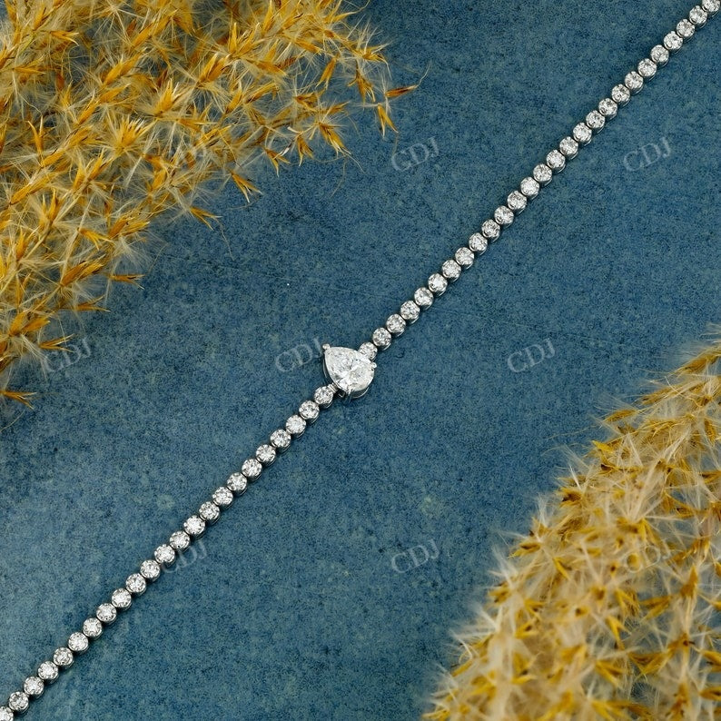 0.35CT Oval Marquise Pear Or Heart Shape Natural Diamond Bracelet tennis bracelet customdiamjewel   