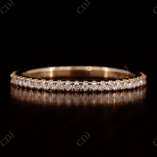 0.25CT Round Cut Natural Dimaond Wedding Band  customdiamjewel   