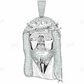 Mens Jesus Head Diamond Piece Hip Hop Pendant  customdiamjewel   