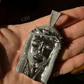 Mens Jesus Head Diamond Piece Hip Hop Pendant  customdiamjewel   