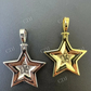 14K Gold Hip Hop Star Mens and Ladies Pendant  customdiamjewel   