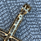 14k Gold Over Real Cross Jesus Hip Hop Pendant  customdiamjewel   