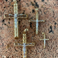 14k Gold Over Real Cross Jesus Hip Hop Pendant  customdiamjewel   