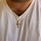 14k Gold Over Real Cross Jesus Hip Hop Pendant  customdiamjewel   