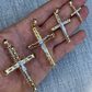 14k Gold Over Real Cross Jesus Hip Hop Pendant  customdiamjewel   