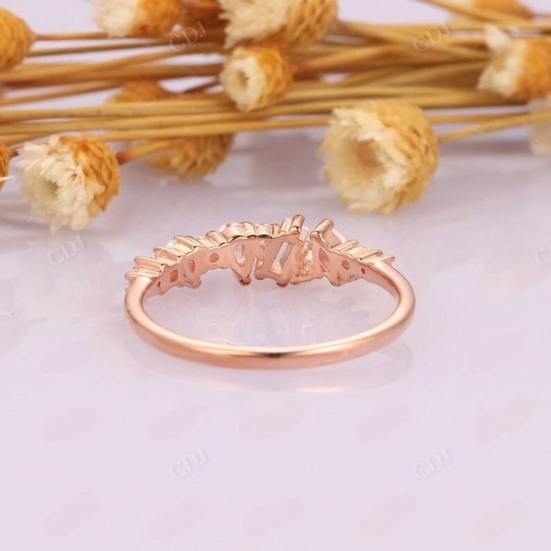 0.65CTW Alternative Diamond Art Deco Wedding Band  customdiamjewel   