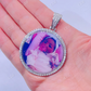 Memory Photo Diamond Pendant For Men  customdiamjewel   