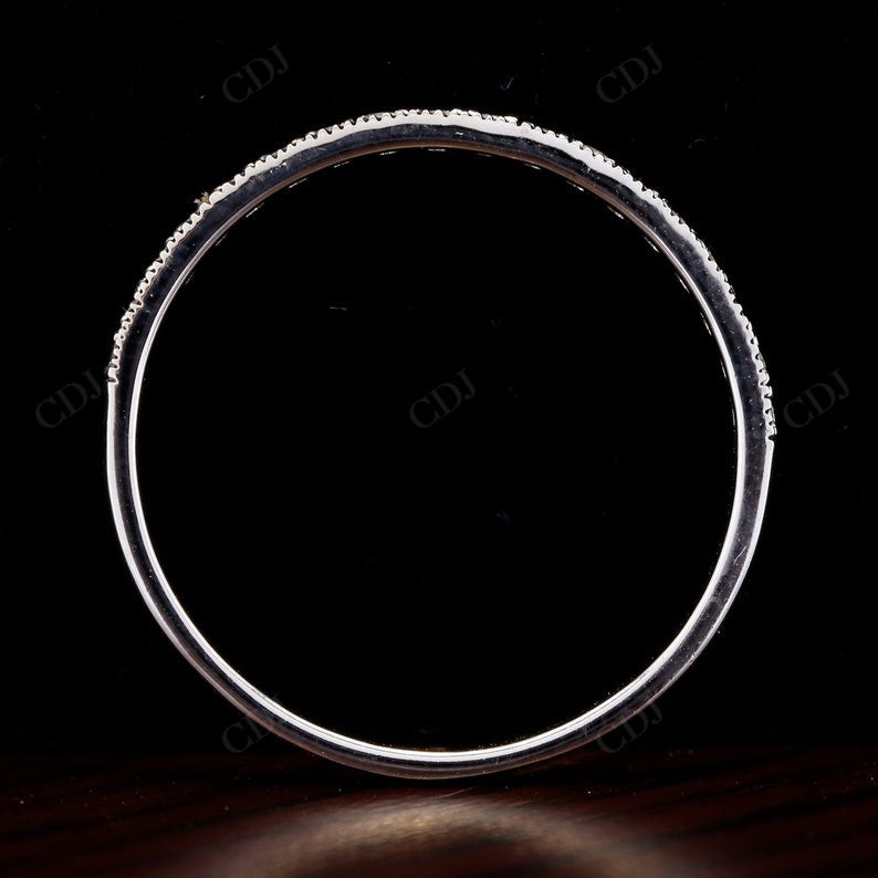 Milgrain 0.2CTW Lab Grown Diamond Wedding Band Woman  customdiamjewel   