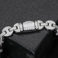 Lab Grown Diamond 10K White Gold Miami Weave Bracelet hip hop jewelry CustomDiamJewel