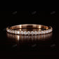 1.8MM Dainty Full Eternity Diamond Wedding Band  customdiamjewel   