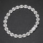 Lab Grown Diamond 10K White Gold Miami Weave Bracelet hip hop jewelry CustomDiamJewel