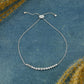 0.48CTW CVD Diamond Bolo Chain Bracelet  customdiamjewel 10KT Solid Gold White Gold VVS-EF