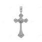 Moissanite Hip Hop Cross Diamond Pendant customdiamjewel