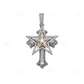 Cross Star Shape Diamond Pendant For Men customdiamjewel