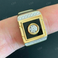 Men's 14k Solid Gold Diamond Ring  customdiamjewel   