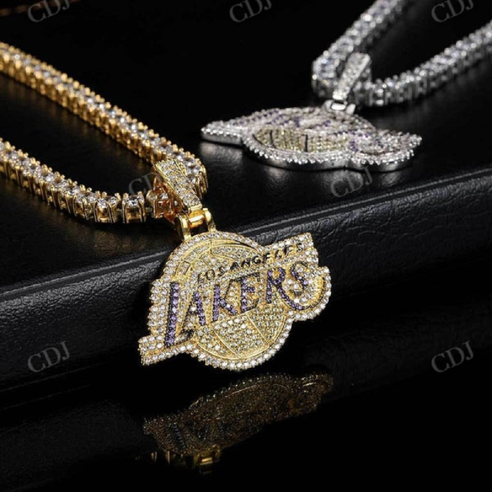 Hip Hop Moissanite Iced Out Pendant  CustomDiamJewel   