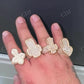 Baguette Diamond Cross Trendy Iced Out Ring hip hop jewelry CustomDiamJewel   