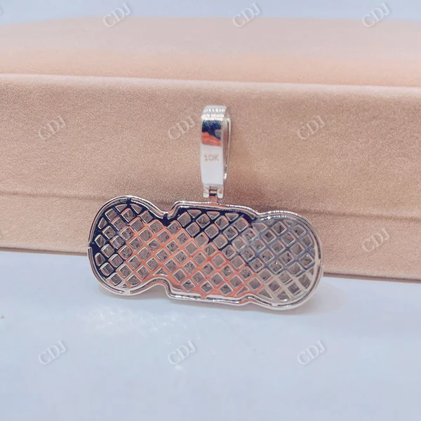 Hip Hop Baguette Diamond CEO Pendant  customdiamjewel   