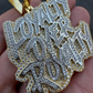 Gold Iced LOYALTY OVER ROYALTY Hip Hop Pendan  customdiamjewel   