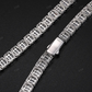 S925 14mm Baguette Moissanite Unique Tennis Chain hip hop jewelry CustomDiamJewel