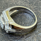 Fully Iced Baguette Diamond Hip Hop Style Ring  customdiamjewel   