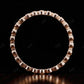 0.45CT Round Cut Natural Diamond Bezel Set Wedding Band  customdiamjewel   