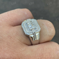 Fully Iced Baguette Diamond Hip Hop Style Ring  customdiamjewel   