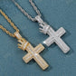 Hip Hop Mossanite Custom Cross Pendant  CustomDiamJewel   