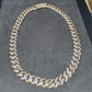 925 Sterling Silver Diamond Cuban link Chain For Men hip hop jewelry CustomDiamJewel   