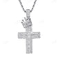 Hip Hop Mossanite Custom Cross Pendant  CustomDiamJewel   