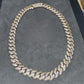 14k Gold Plated Iced Out Cuban Link Chain hip hop jewelry CustomDiamJewel   