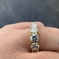 Round Cut Diamond Eternity Wedding Ring  customdiamjewel   