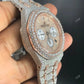 Moissanite Iced Out Hip Hop Watch  customdiamjewel   