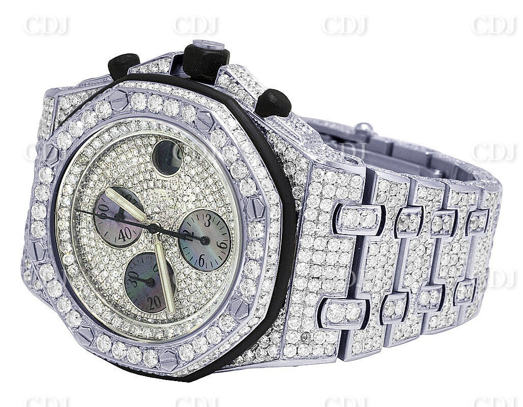 Luxury Iced Out Moissanite Diamond Hip Hop Mechanical Watch GRA Certified Wholesale Diamond Luxury Watch  customdiamjewel   