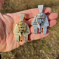 Iced King Tut Egyptian Pharaoh Hip Hop Pendant  customdiamjewel   